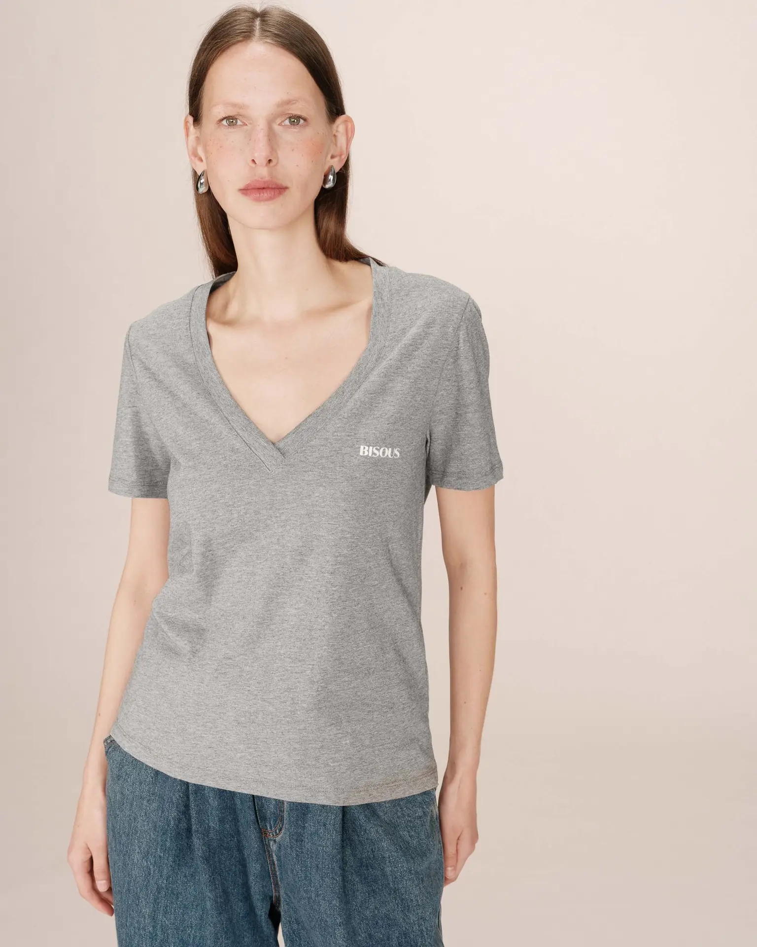 Tee-shirt Samory broderie bisous GRACE AND MILA