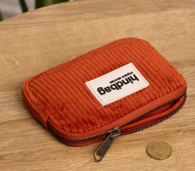 Porte-monnaie Lili Velours Brique HINDBAG