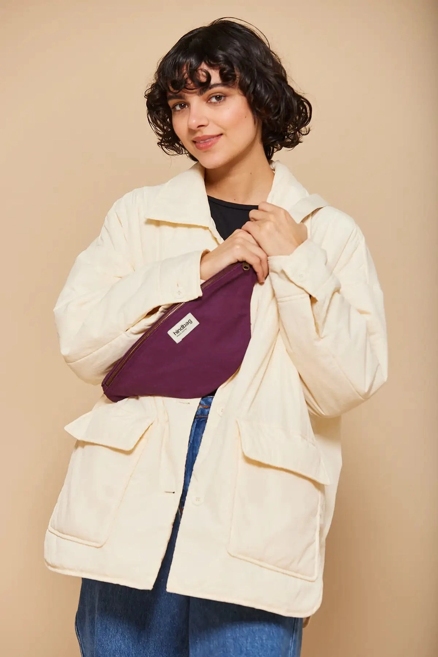 Sac banane Olivia prune HINDBAG