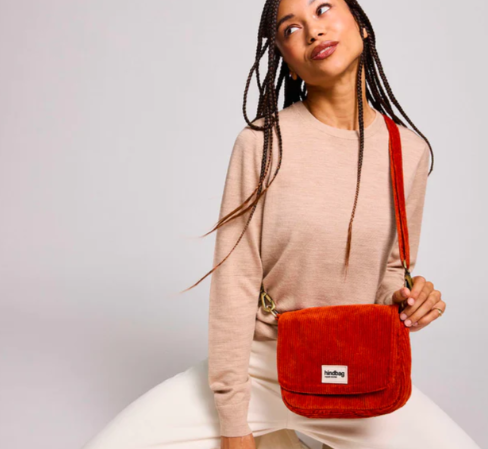 Sac à main Margault Velours Brique HINDBAG