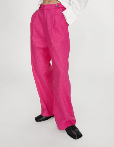 Pantalon tailleur Vanelis fuchsia GRACE AND MILA