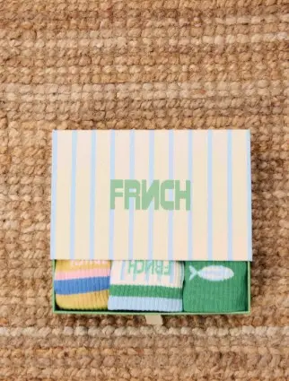 Chaussettes Tethys vert FRNCH